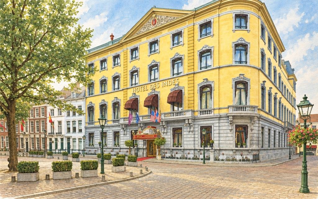 Illustratie van Hotel Des Indes