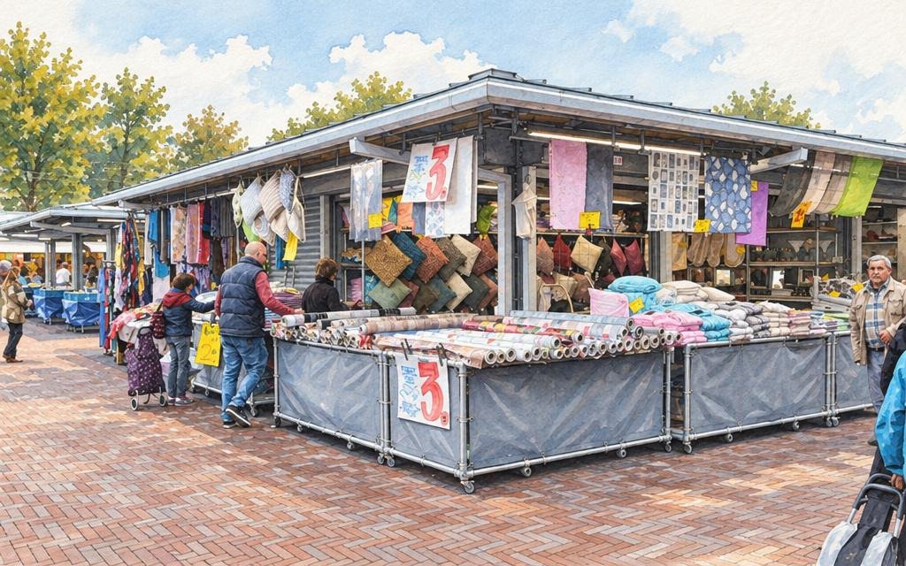 Illustratie van De Haagse Markt